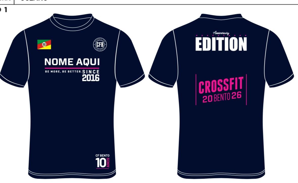 Camiseta 10 Anos CFB